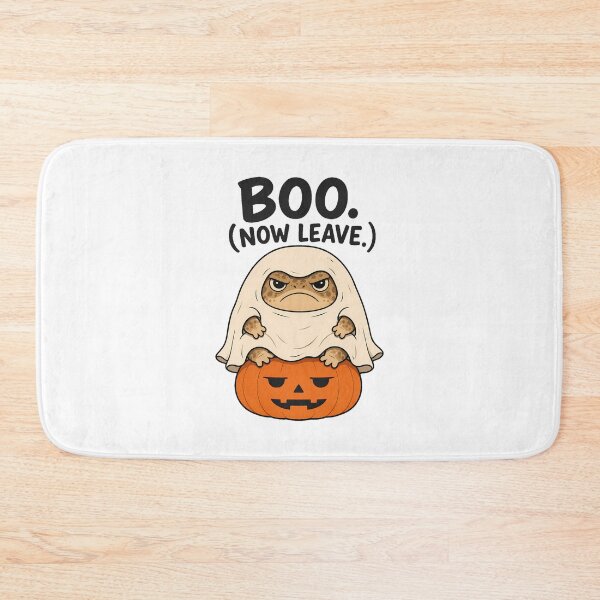 Item preview, Grumpy Ghost Toad Halloween Sarcastic Introvert Humor designed and sold by chattsuede.