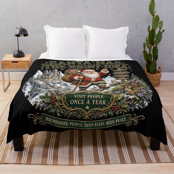 Item preview, Santa has the right idea designed and sold by Talpha.