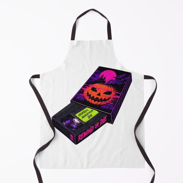 Item preview, Eighties Horror Cassette Sleeve Spooky Halloween Movie Marathon designed and sold by chattsuede.