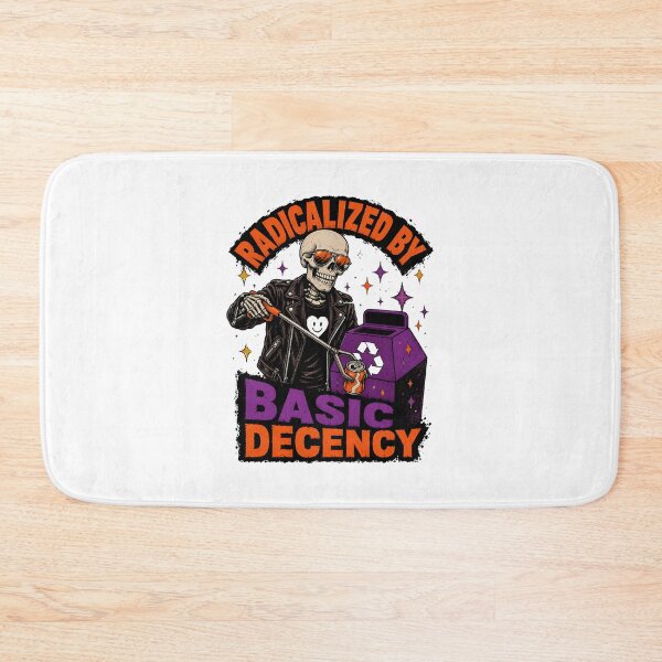Item preview, Radicalized By Basic Decency Skeleton Eco Punk designed and sold by chattsuede.