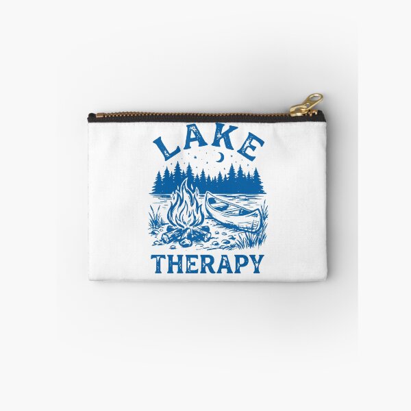 Item preview, Lake Therapy - Vintage Campfire & Canoe Outdoor Design designed and sold by BumbleBloom7.