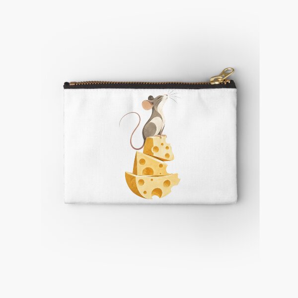 Item preview, Cheese King Mouse – Whimsical Mouse on a Tower of Cheese designed and sold by zzz888.