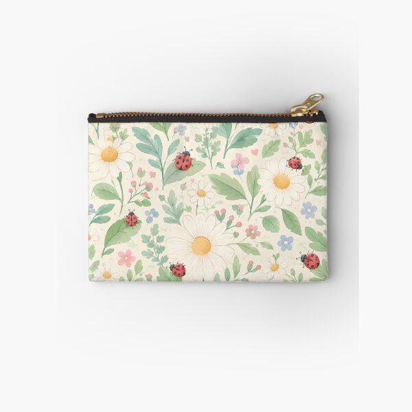 Item preview, Daisy Garden & Ladybug Watercolor Pattern designed and sold by Skyrocketz.
