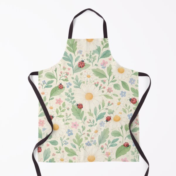Item preview, Daisy Garden & Ladybug Watercolor Pattern designed and sold by Skyrocketz.