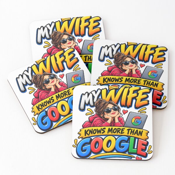 Item preview, My Wife Knows More Than Google designed and sold by Design Sounds Studio.