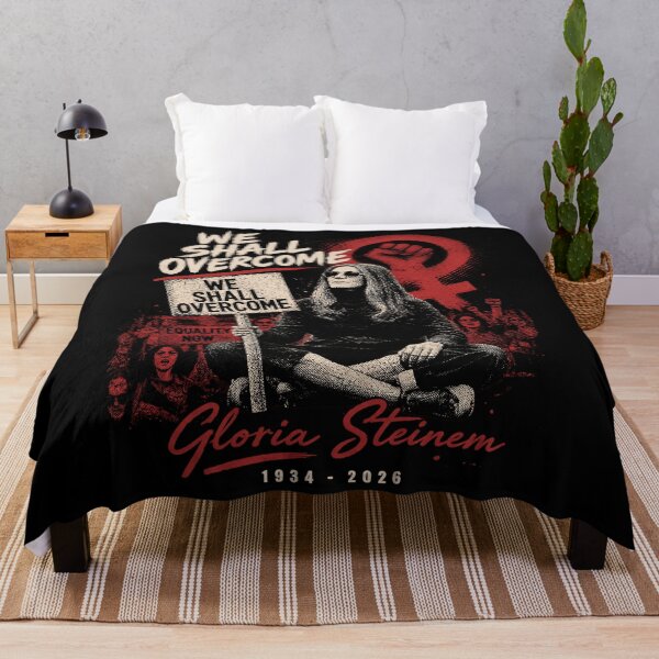 Item preview, Equal Rights Pioneer Vintage Newspaper Aesthetic, Gloria Steinem Feminist Icon designed and sold by JLRahm.