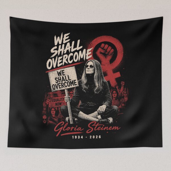 Item preview, Equal Rights Pioneer Vintage Newspaper Aesthetic, Gloria Steinem Feminist Icon designed and sold by JLRahm.