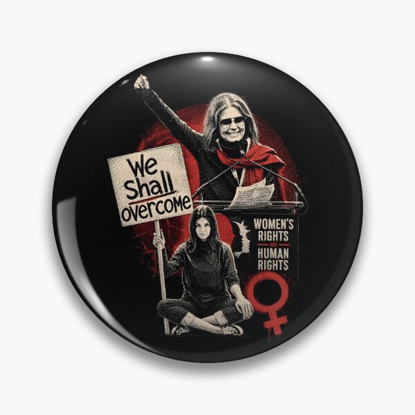 Item preview, Vintage Retro Women's History Month Empowerment, Gloria Steinem Feminist Icon designed and sold by JLRahm.