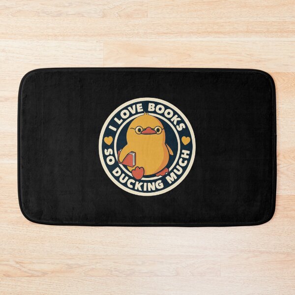 Item preview, I LOVE BOOKS SO DUCKING MUCH designed and sold by oneletters.