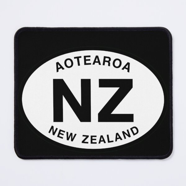 Item preview, New Zealand NZ Travel‑Apparel Design · Minimalist International Oval Symbol  designed and sold by The Digital Compass.