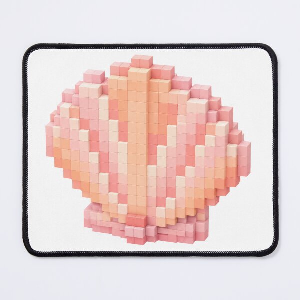 Item preview, Pixel scallop shell designed and sold by MishaMMillard.