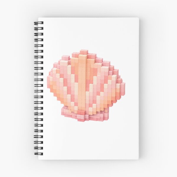 Item preview, Pixel scallop shell designed and sold by MishaMMillard.