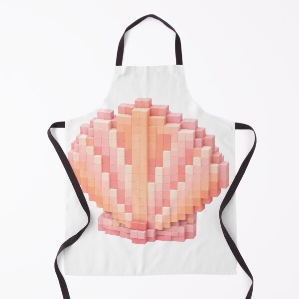 Item preview, Pixel scallop shell designed and sold by MishaMMillard.