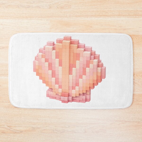 Item preview, Pixel scallop shell designed and sold by MishaMMillard.