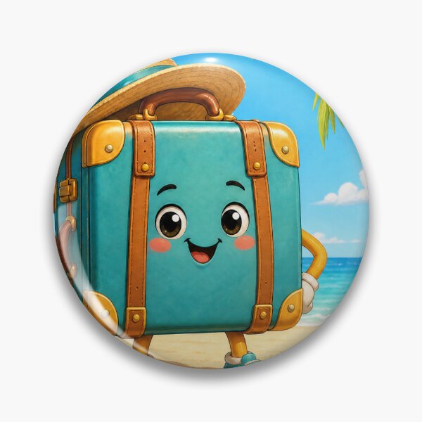 Item preview, smiling suitcase and hat designed and sold by karlosss.