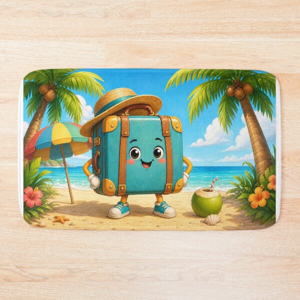 Item preview, smiling suitcase and hat designed and sold by karlosss.