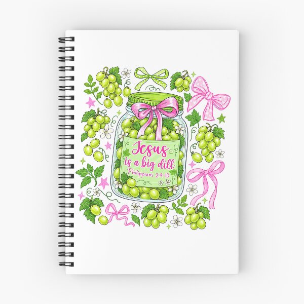 Item preview, Jesus Is A Big Dill Philippians 2:9-10 Coquette Pink Bow Jar designed and sold by Derekquie.