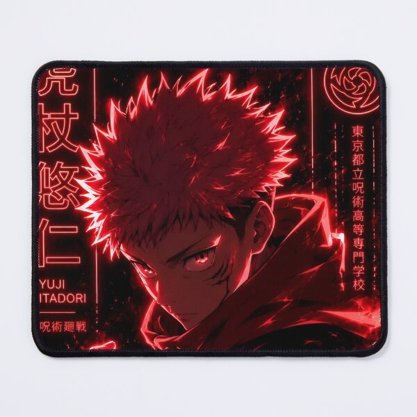 Item preview, Crimson Neon Warrior – Dark Anime Inspired Red Energy Artwork designed and sold by Dyan4.