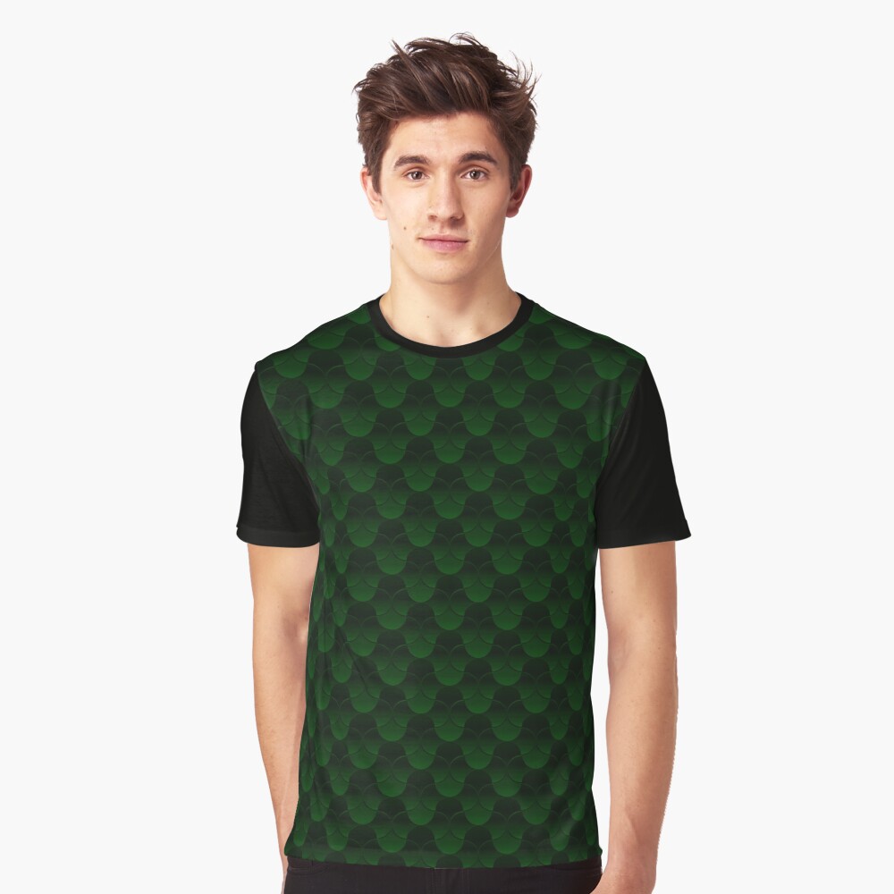 Oh Gee! Green Graphic T-Shirt