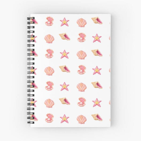 Item preview, Sea shell pixel sticker pack designed and sold by MishaMMillard.