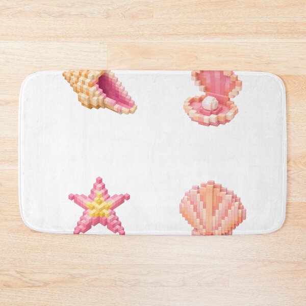 Item preview, Sea shell pixel sticker pack designed and sold by MishaMMillard.