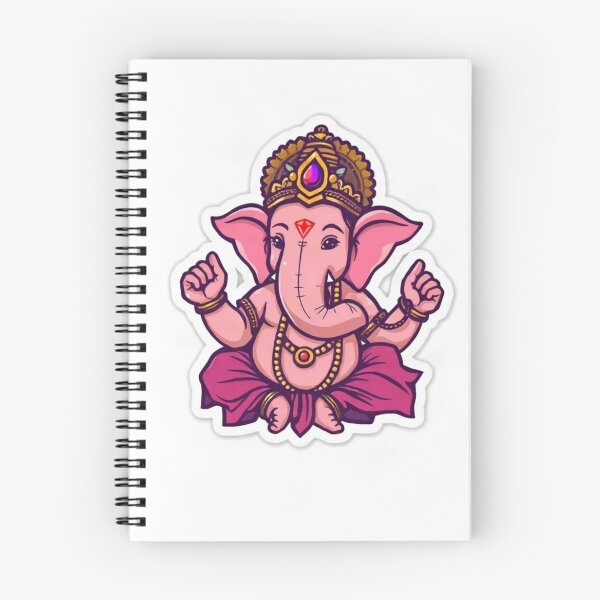 Item preview, Spiritual Lord Ganesh Ji Aesthetic Sticker ll Cute Lord Ganesha Art Sticker ll Vignaharta Ganesh Mandala Art Sticker designed and sold by everyone cloth house.