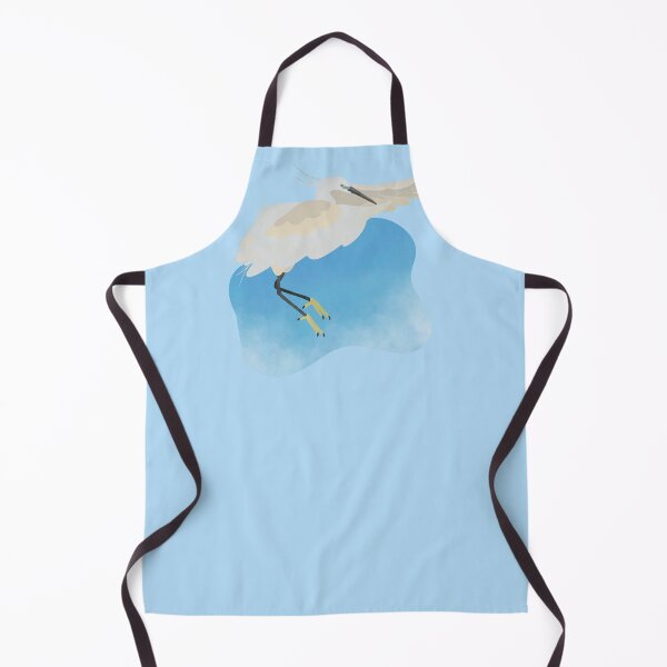 Item preview, Illustration of a Little egret flying designed and sold by FandomizedRose.