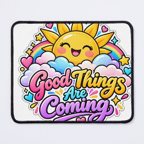 Item preview, Good Things Are Coming Sunshine designed and sold by CodePaws Creations.