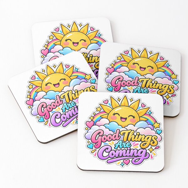 Item preview, Good Things Are Coming Sunshine designed and sold by CodePaws Creations.