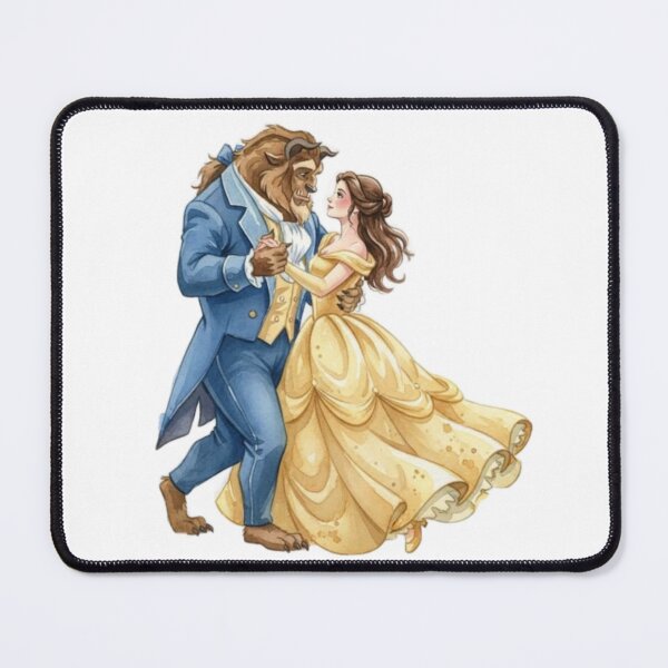 Item preview, Beauty and the Beast Dancing Couple – Belle and Beast Fairytale Romance designed and sold by 4U---Store.