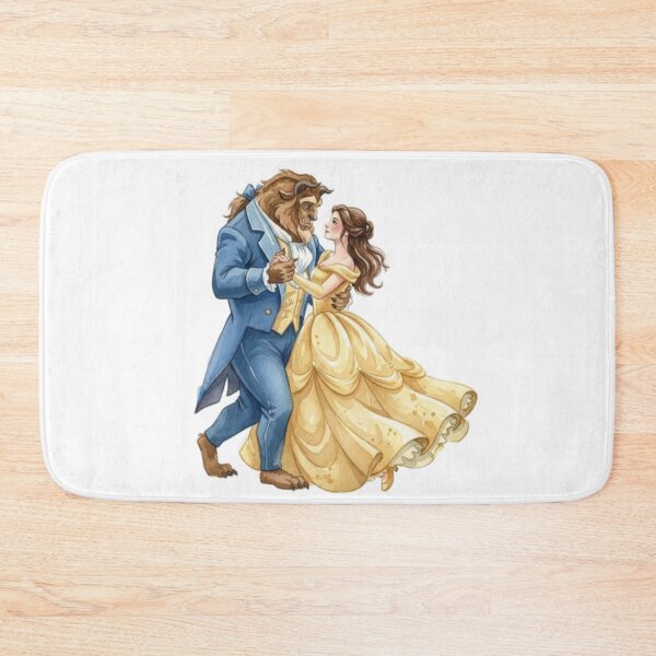 Item preview, Beauty and the Beast Dancing Couple – Belle and Beast Fairytale Romance designed and sold by 4U---Store.