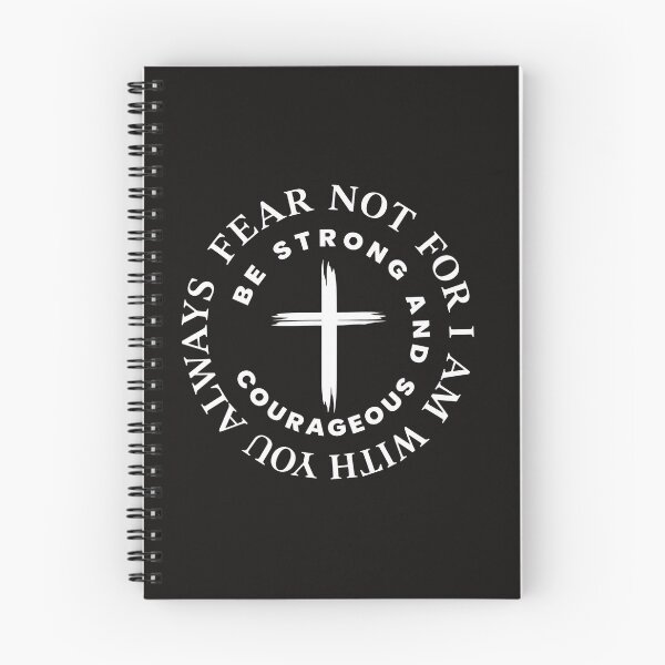 Item preview, Fear Not For I Am With You Always Be Strong And Courageous Cross Circle designed and sold by Derekquie.
