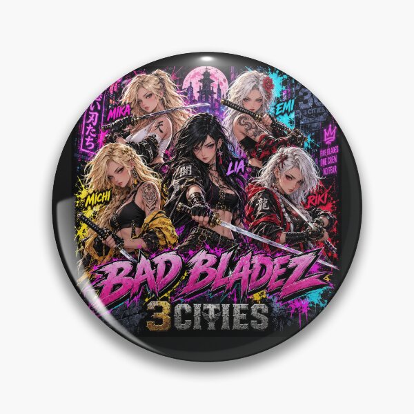 Item preview, BAD BLADEZ SAMURAI GANG - 3 CITIES designed and sold by 3 CITIES.