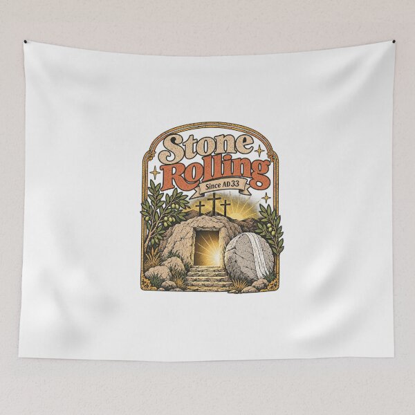 Item preview, Stone Rolling Since AD 33 Christian Easter Empty Tomb Vintage designed and sold by Derekquie.