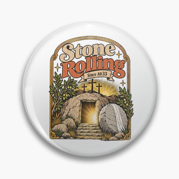 Item preview, Stone Rolling Since AD 33 Christian Easter Empty Tomb Vintage designed and sold by Derekquie.