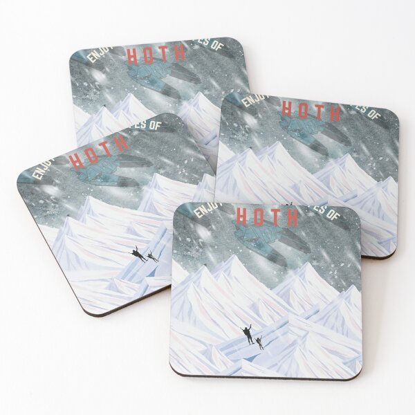 Item preview, Visit Hoth Vintage Ski Resort Poster Funny Sci Fi Parody designed and sold by Mircea786.