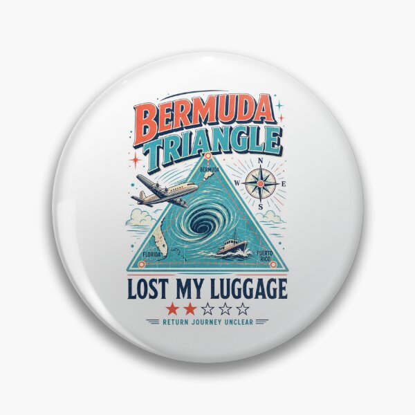 Item preview, Bermuda Triangle Lost My Luggage Vintage Travel Mystery designed and sold by HROC.