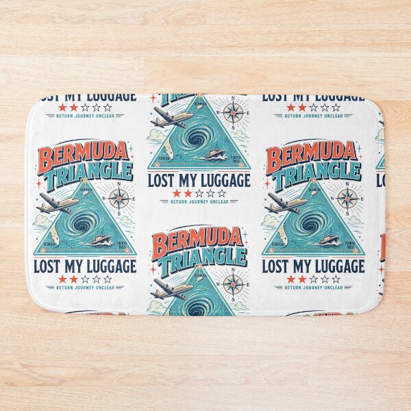 Item preview, Bermuda Triangle Lost My Luggage Vintage Travel Mystery designed and sold by HROC.