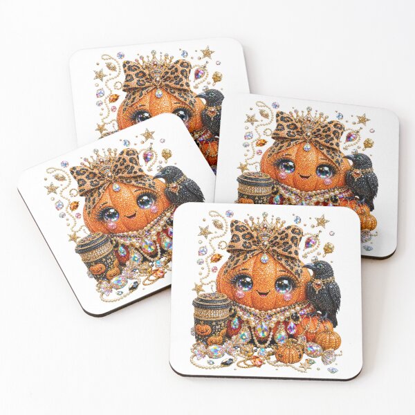Item preview, Glam Pumpkin Princess Bedazzled Halloween Sparkle designed and sold by BumbleBloom7.