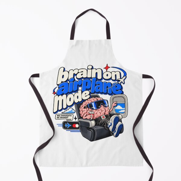Item preview, Brain on Airplane Mode No Thoughts in Transit designed and sold by Trendy-Artistry.