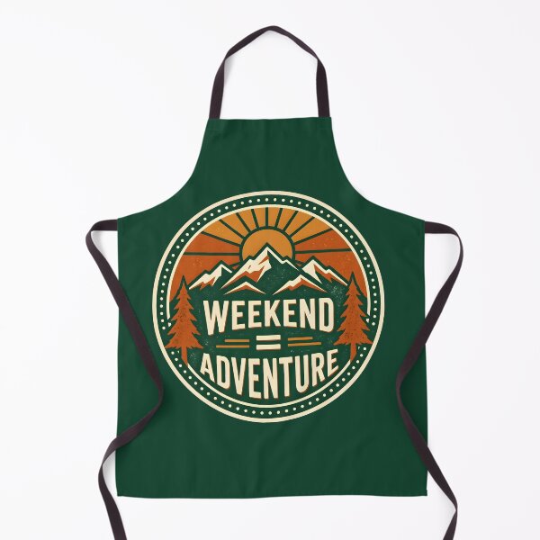 Item preview, Weekend Adventure Vintage Hiking Badge designed and sold by hutofdesigns.