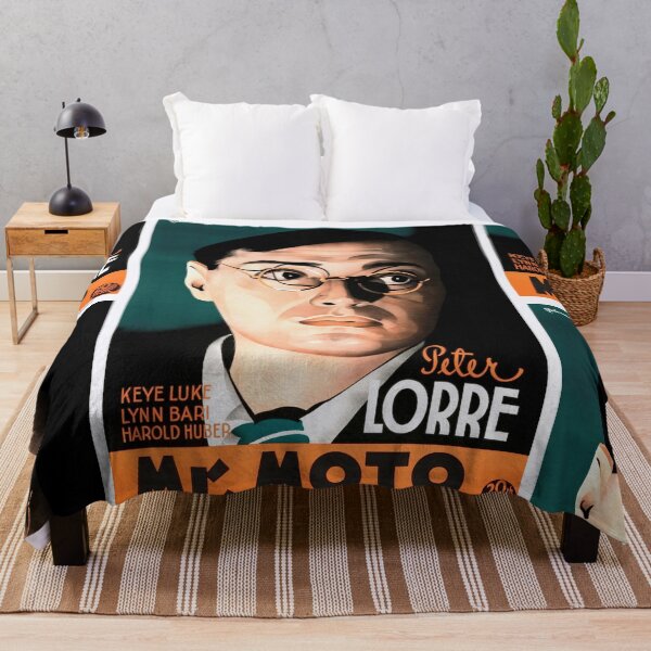 Item preview, Vintage Mr. Moto Movie Poster | 1930s & 1940s Style Art Print | Peter Lorre Classic Film Decor | Retro Home Wall Art Gift designed and sold by artofuniverse.