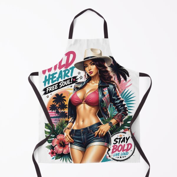 Item preview, Wild Heart Free Soul – Stay Bold Tropical Pinup designed and sold by aliraweb.