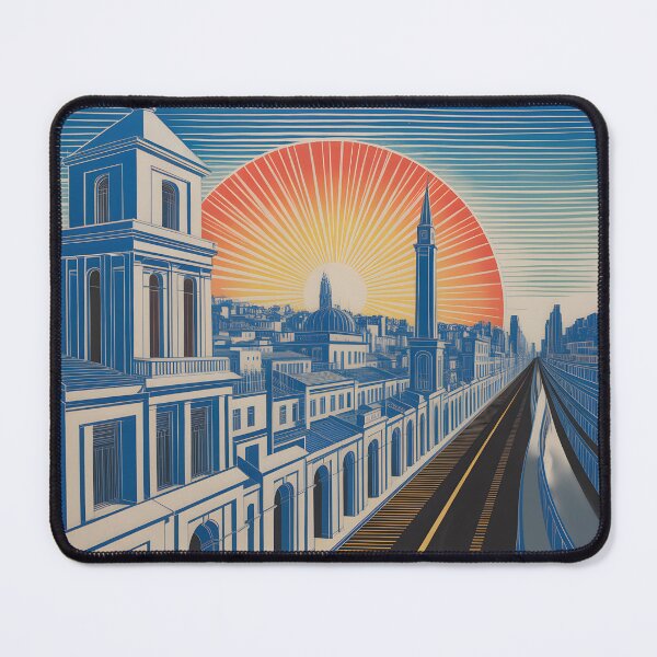Item preview, Retro Metropolitan Sunset designed and sold by KiraChie.