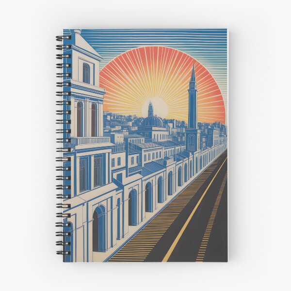 Item preview, Retro Metropolitan Sunset designed and sold by KiraChie.