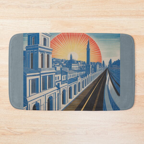 Item preview, Retro Metropolitan Sunset designed and sold by KiraChie.