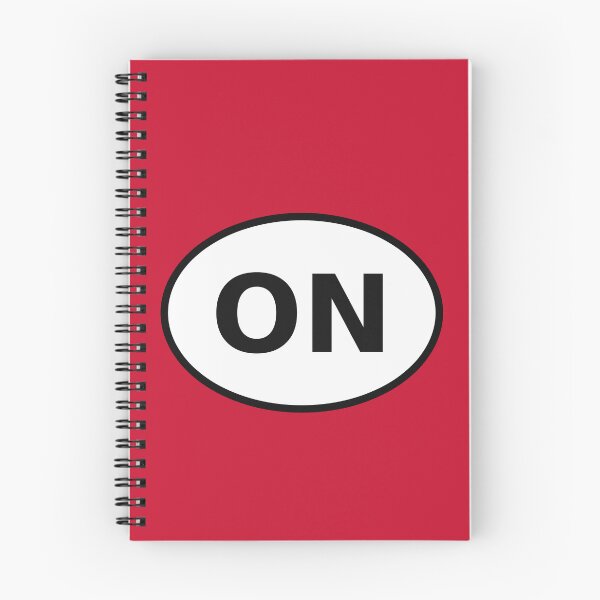 Item preview, Ontario ON International Oval Sticker · Minimalist Canadian Travel Identity designed and sold by The Digital Compass.