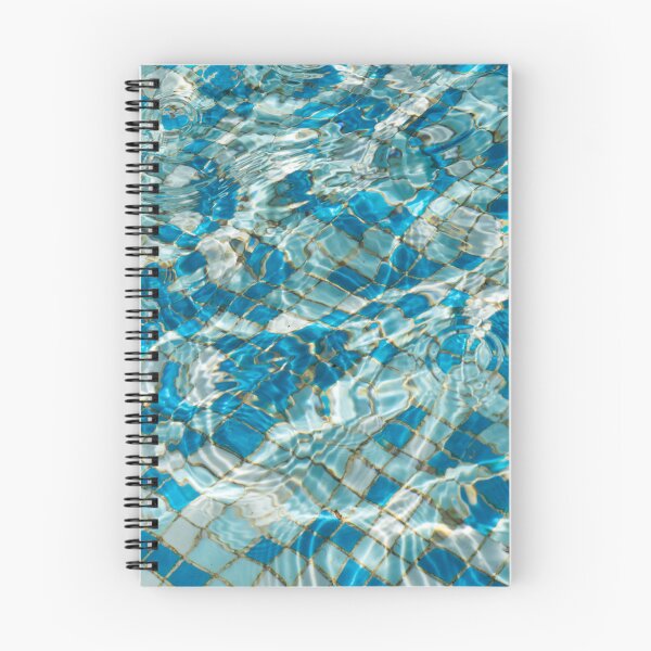 Item preview, Sunny Azure Turquoise Aqua Ripples in a Mosaic Pool designed and sold by Georgia Mizuleva.