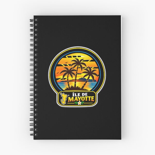 Item preview, Tropical emblem of Mayotte at sunset designed and sold by FoxinhoSoumaila.