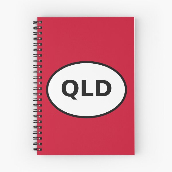 Item preview, Queensland QLD International Oval Sticker · Minimalist Australian Travel Identity designed and sold by The Digital Compass.